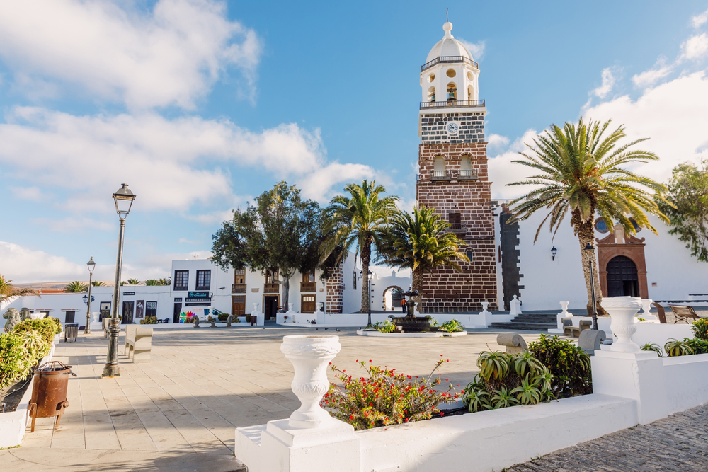 town of teguise in lanzarote